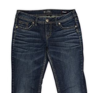 Silver Jeans Aiko Mid Boot Super Stretch Dark Wash Jeans W30 L33